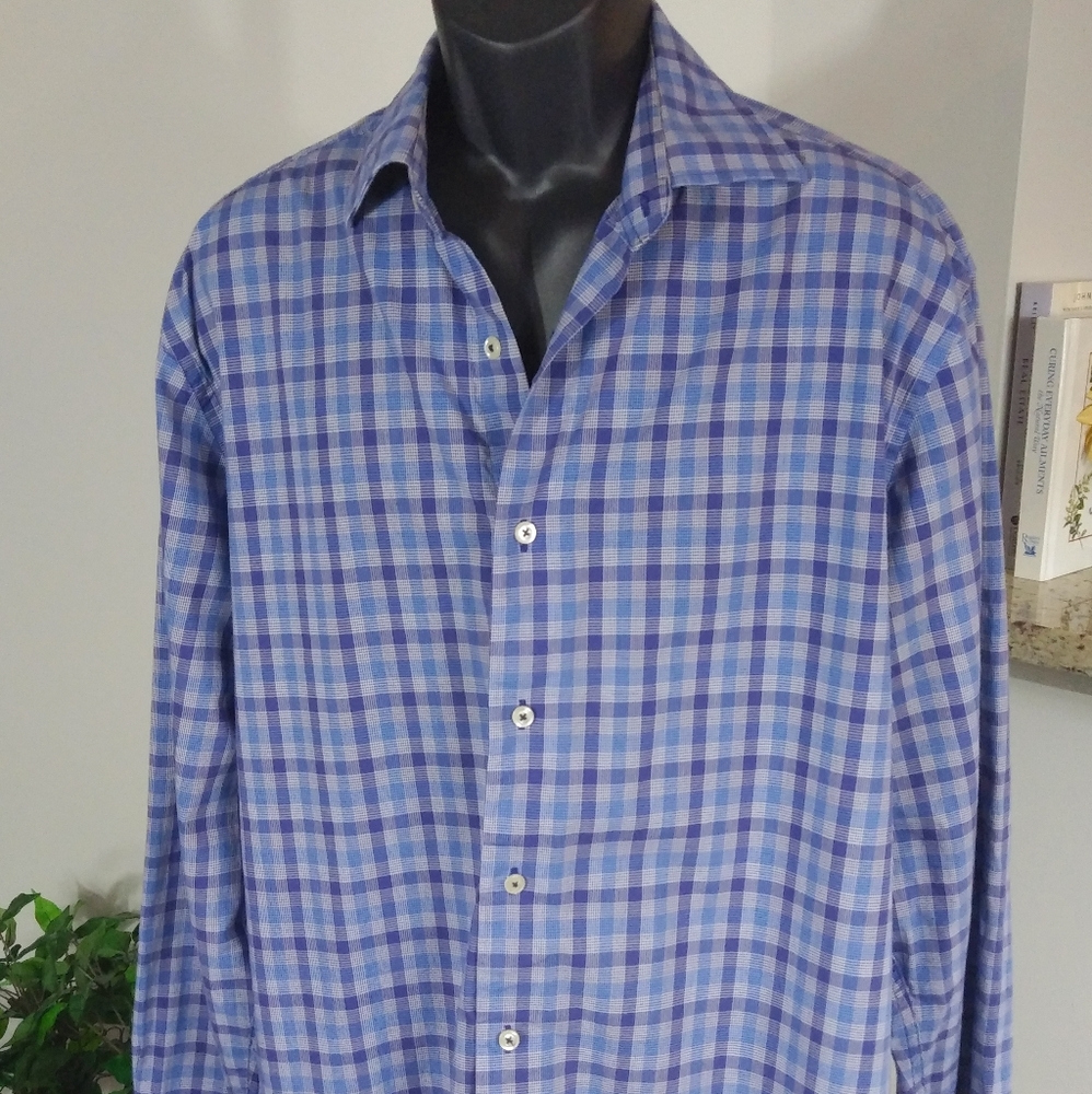 Saks Fifth Avenue "Black" Mens Shirt
